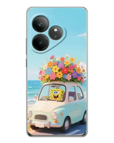 Чехол для Realme GT Neo 6 с картинкой «Автомобильное путешествие»