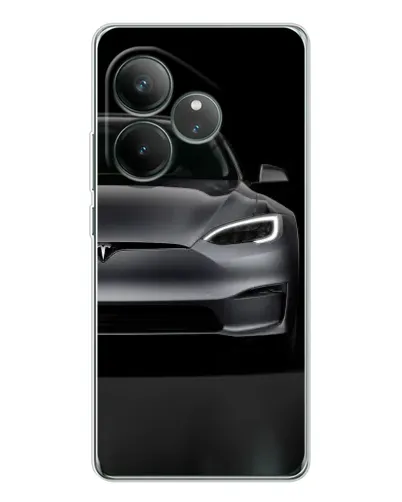 Чехол для Realme GT Neo 6 с картинкой «Tesla Model S Look» Чехол для Realme GT Neo 6 с картинкой «Tesla Model S Look»