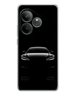 Чехол для Realme GT Neo 6 с картинкой «Силуэт Tesla Night» Чехол для Realme GT Neo 6 с картинкой «Силуэт Tesla Night»