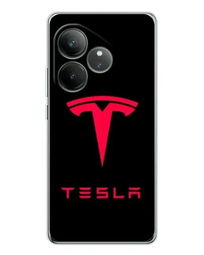Чехол для Realme GT Neo 6 с картинкой «Tesla Red Logo» Чехол для Realme GT Neo 6 с картинкой «Tesla Red Logo»