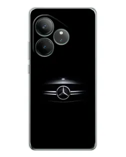 Чехол для Realme GT Neo 6 с картинкой «Mercedes — абстрактные линии»