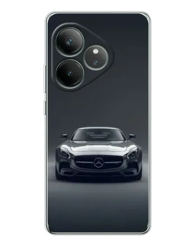 Чехол для Realme GT Neo 6 с картинкой «Mercedes на черном» Чехол для Realme GT Neo 6 с картинкой «Mercedes на черном»