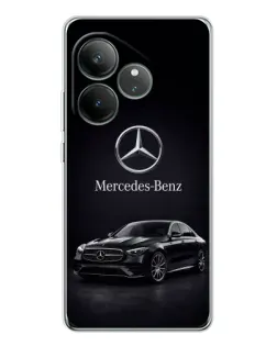Чехол для Realme GT Neo 6 с картинкой «Mercedes — решетка радиатора»