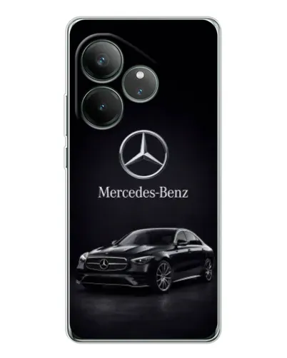 Чехол для Realme GT Neo 6 с картинкой «Mercedes — решетка радиатора» Чехол для Realme GT Neo 6 с картинкой «Mercedes — решетка радиатора»