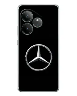 Чехол для Realme GT Neo 6 с картинкой «Mercedes классический лого»