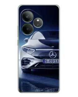 Чехол для Realme GT Neo 6 с картинкой «Mercedes EQ — будущее»