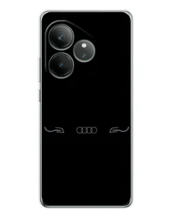 Чехол для Realme GT Neo 6 с картинкой «Audi — световой подпись» Чехол для Realme GT Neo 6 с картинкой «Audi — световой подпись»