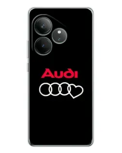 Чехол для Realme GT Neo 6 с картинкой «Логотип Audi Heart» Чехол для Realme GT Neo 6 с картинкой «Логотип Audi Heart»