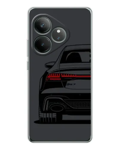 Чехол для Realme GT Neo 6 с картинкой «Задняя часть Audi — арт»