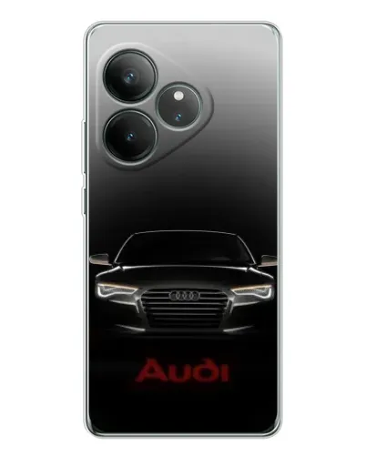 Чехол для Realme GT Neo 6 с картинкой «Audi — градиентный контур»