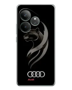 Чехол для Realme GT Neo 6 с картинкой «Графика — пантера и Audi» Чехол для Realme GT Neo 6 с картинкой «Графика — пантера и Audi»