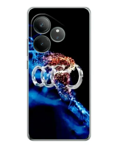 Чехол для Realme GT Neo 6 с картинкой «Энергия лого Audi»