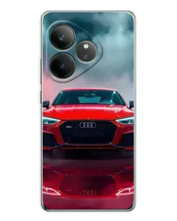Чехол для Realme GT Neo 6 с картинкой «Audi RS — красный стиль» Чехол для Realme GT Neo 6 с картинкой «Audi RS — красный стиль»
