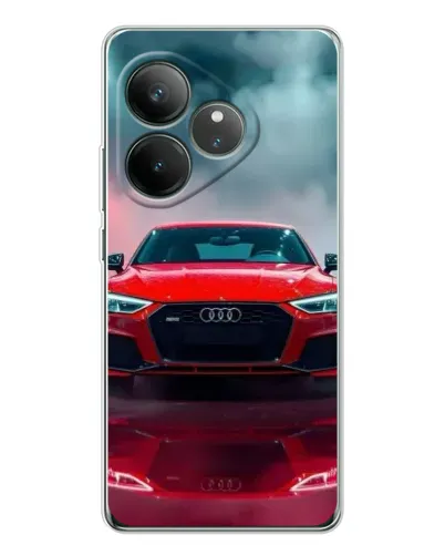 Чехол для Realme GT Neo 6 с картинкой «Audi RS — красный стиль»