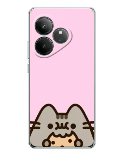 Чехол для Realme GT Neo 6 с картинкой «Pusheen и печенье» Чехол для Realme GT Neo 6 с картинкой «Pusheen и печенье»