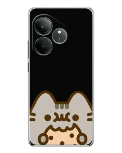 Чехол для Realme GT Neo 6 с картинкой «Пушин на черном» Чехол для Realme GT Neo 6 с картинкой «Пушин на черном»