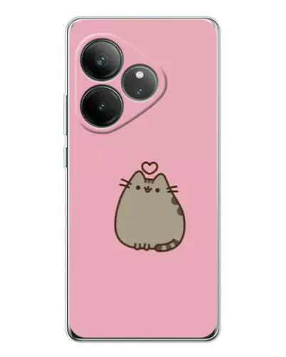 Чехол для Realme GT Neo 6 с картинкой «Pusheen сердце» Чехол для Realme GT Neo 6 с картинкой «Pusheen сердце»