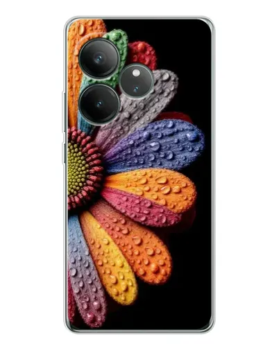 Чехол для Realme GT Neo 6 с картинкой «Радужный цветок» Чехол для Realme GT Neo 6 с картинкой «Радужный цветок»