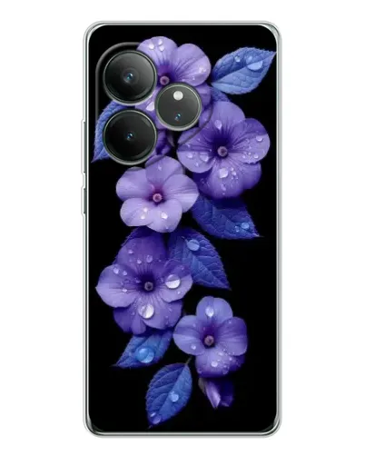 Чехол для Realme GT Neo 6 с картинкой «Фиолетовые цветы с росою» Чехол для Realme GT Neo 6 с картинкой «Фиолетовые цветы с росою»