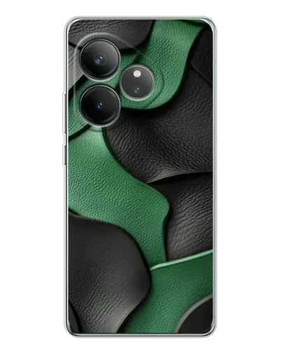 Чехол для Realme GT Neo 6 с картинкой «Зеленые кожаные волны» Чехол для Realme GT Neo 6 с картинкой «Зеленые кожаные волны»