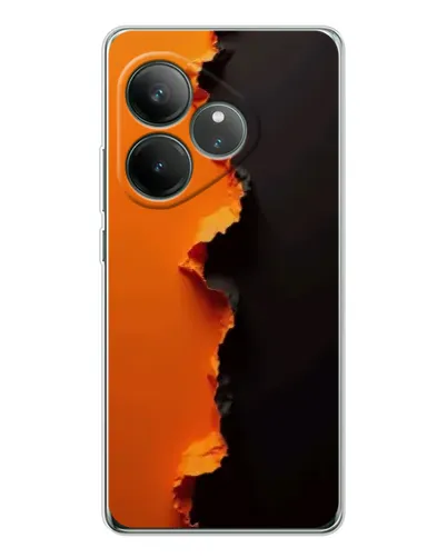 Чехол для Realme GT Neo 6 с картинкой «Оранжевый разлом» Чехол для Realme GT Neo 6 с картинкой «Оранжевый разлом»