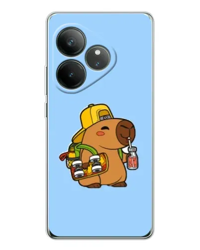 Чехол для Realme GT Neo 6 с картинкой «Капибара на скейте» Чехол для Realme GT Neo 6 с картинкой «Капибара на скейте»