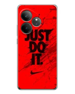 Чехол для Realme GT Neo 7 с картинкой «Nike Just Do It»