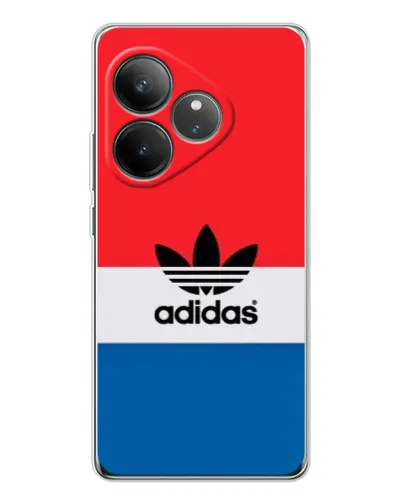 Чехол для Realme GT Neo 7 с картинкой «Ретро блоки Adidas» Чехол для Realme GT Neo 7 с картинкой «Ретро блоки Adidas»