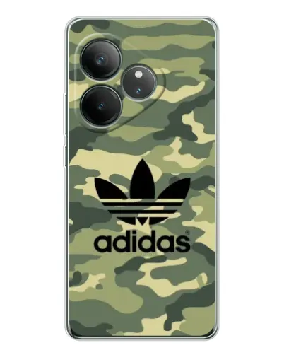 Чехол для Realme GT Neo 7 с картинкой «Милитари стиль Adidas» Чехол для Realme GT Neo 7 с картинкой «Милитари стиль Adidas»