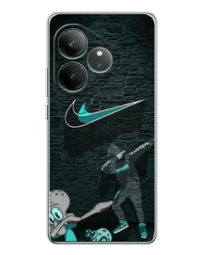 Чехол для Realme GT Neo 7 с картинкой «Спортивный арт Nike» Чехол для Realme GT Neo 7 с картинкой «Спортивный арт Nike»