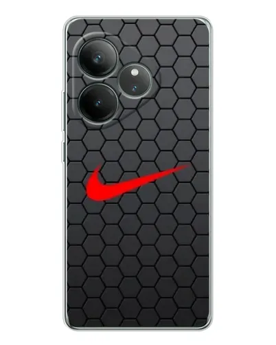 Чехол для Realme GT Neo 7 с картинкой «Nike — карбоновая сетка» Чехол для Realme GT Neo 7 с картинкой «Nike — карбоновая сетка»