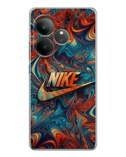 Чехол для Realme GT Neo 7 с картинкой «Nike в абстракции» Чехол для Realme GT Neo 7 с картинкой «Nike в абстракции»