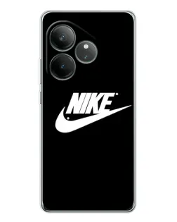 Чехол для Realme GT Neo 7 с картинкой «Мазки краски Nike»