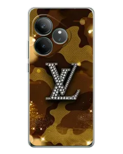 Чехол для Realme GT Neo 7 с картинкой «Камуфляжный Louis Vuitton»