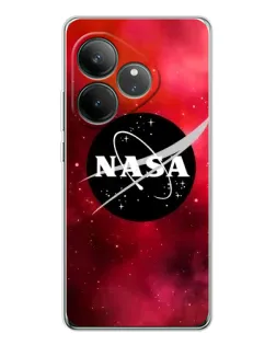 Чехол для Realme GT Neo 7 с картинкой «NASA — красная туманность»