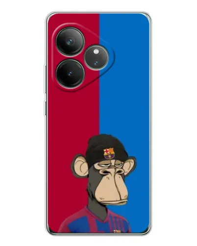 Чехол для Realme GT Neo 7 с картинкой «Bored Ape — фанат Барсы» Чехол для Realme GT Neo 7 с картинкой «Bored Ape — фанат Барсы»