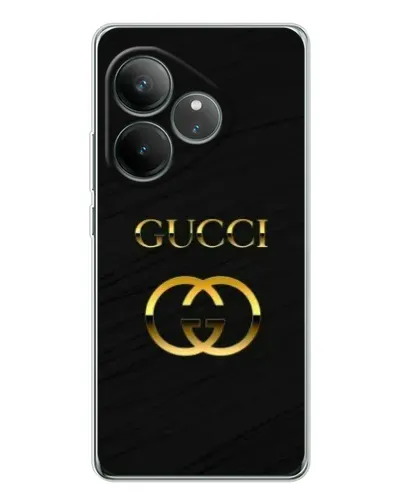 Чехол для Realme GT Neo 7 с картинкой «Золотой логотип Gucci» Чехол для Realme GT Neo 7 с картинкой «Золотой логотип Gucci»