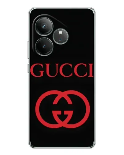 Чехол для Realme GT Neo 7 с картинкой «Gucci — красный логотип» Чехол для Realme GT Neo 7 с картинкой «Gucci — красный логотип»