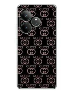 Чехол для Realme GT Neo 7 с картинкой «Классическая монограмма Gucci»