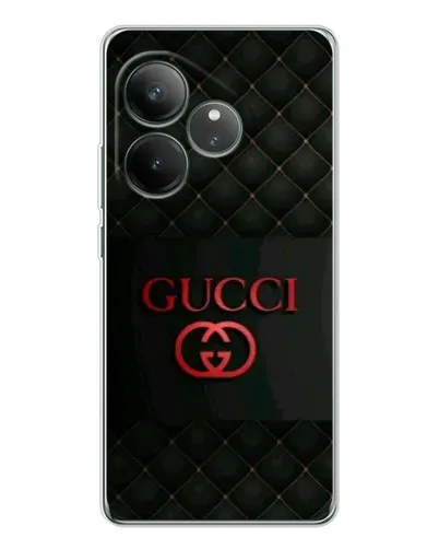 Чехол для Realme GT Neo 7 с картинкой «Gucci — стеганый черный» Чехол для Realme GT Neo 7 с картинкой «Gucci — стеганый черный»