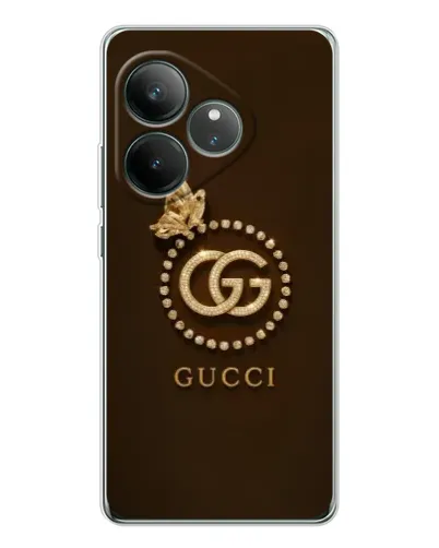 Чехол для Realme GT Neo 7 с картинкой «Gucci — золотая бабочка» Чехол для Realme GT Neo 7 с картинкой «Gucci — золотая бабочка»