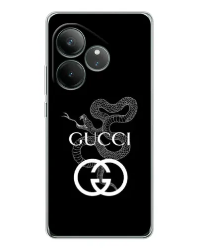 Чехол для Realme GT Neo 7 с картинкой «Gucci — серебряная змея» Чехол для Realme GT Neo 7 с картинкой «Gucci — серебряная змея»