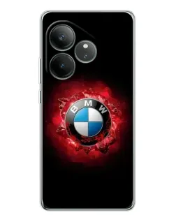 Чехол для Realme GT Neo 7 с картинкой «Логотип BMW — вспышка» Чехол для Realme GT Neo 7 с картинкой «Логотип BMW — вспышка»