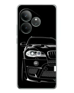 Чехол для Realme GT Neo 7 с картинкой «Темный силуэт BMW» Чехол для Realme GT Neo 7 с картинкой «Темный силуэт BMW»