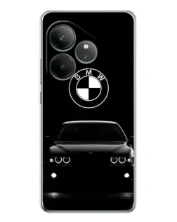 Чехол для Realme GT Neo 7 с картинкой «BMW — взгляд из темноты» Чехол для Realme GT Neo 7 с картинкой «BMW — взгляд из темноты»