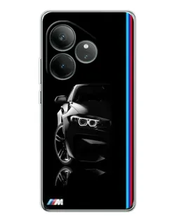 Чехол для Realme GT Neo 7 с картинкой «Силуэт BMW в темноте» Чехол для Realme GT Neo 7 с картинкой «Силуэт BMW в темноте»