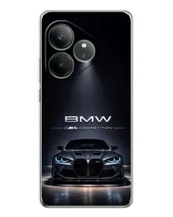 Чехол для Realme GT Neo 7 с картинкой «BMW сквозь ночной город» Чехол для Realme GT Neo 7 с картинкой «BMW сквозь ночной город»