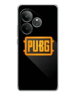 Чехол для Realme GT Neo 7 с картинкой «PUBG — рамка лого»