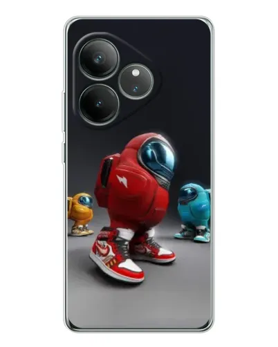 Чехол для Realme GT Neo 7 с картинкой «Among Us — 3D стиль» Чехол для Realme GT Neo 7 с картинкой «Among Us — 3D стиль»