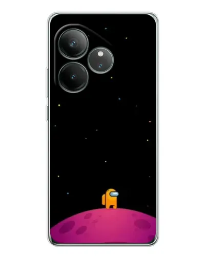 Чехол для Realme GT Neo 7 с картинкой «Одинокий герой на планете» Чехол для Realme GT Neo 7 с картинкой «Одинокий герой на планете»